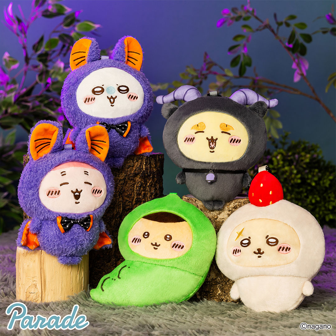 ちいかわ ハロウィンがまぐちポーチ② 全5種が9月中旬登場!