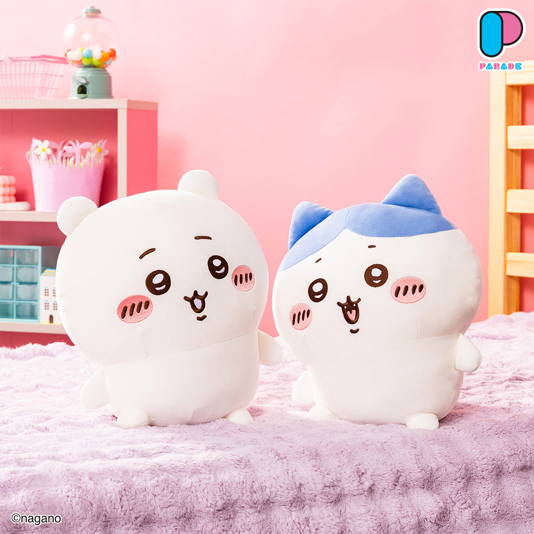 ちいかわ もっちるおすわりBIGぬいぐるみ① ちいかわ ハチワレ