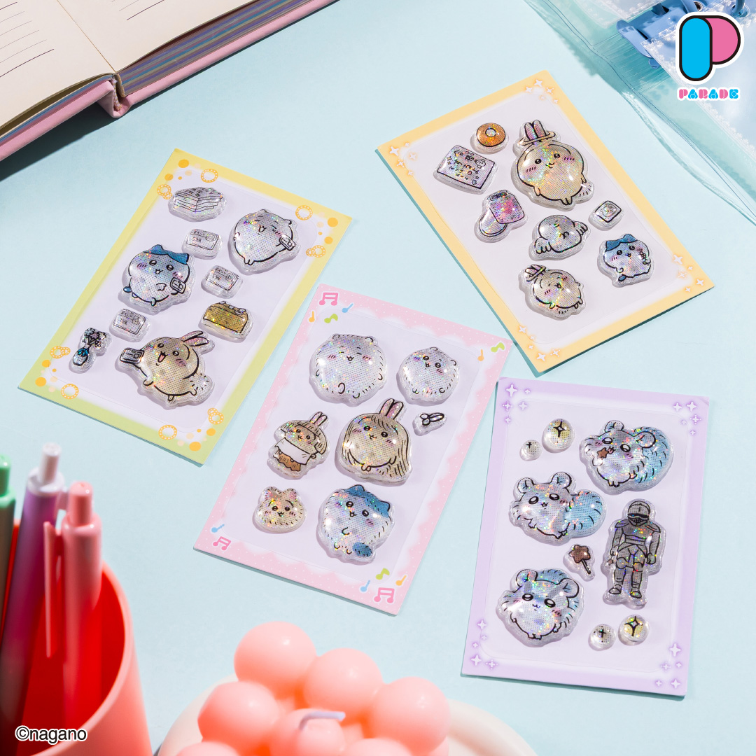 Chikawa Pukuchuru Stickers #3: Prize Items Available Starting October 9!