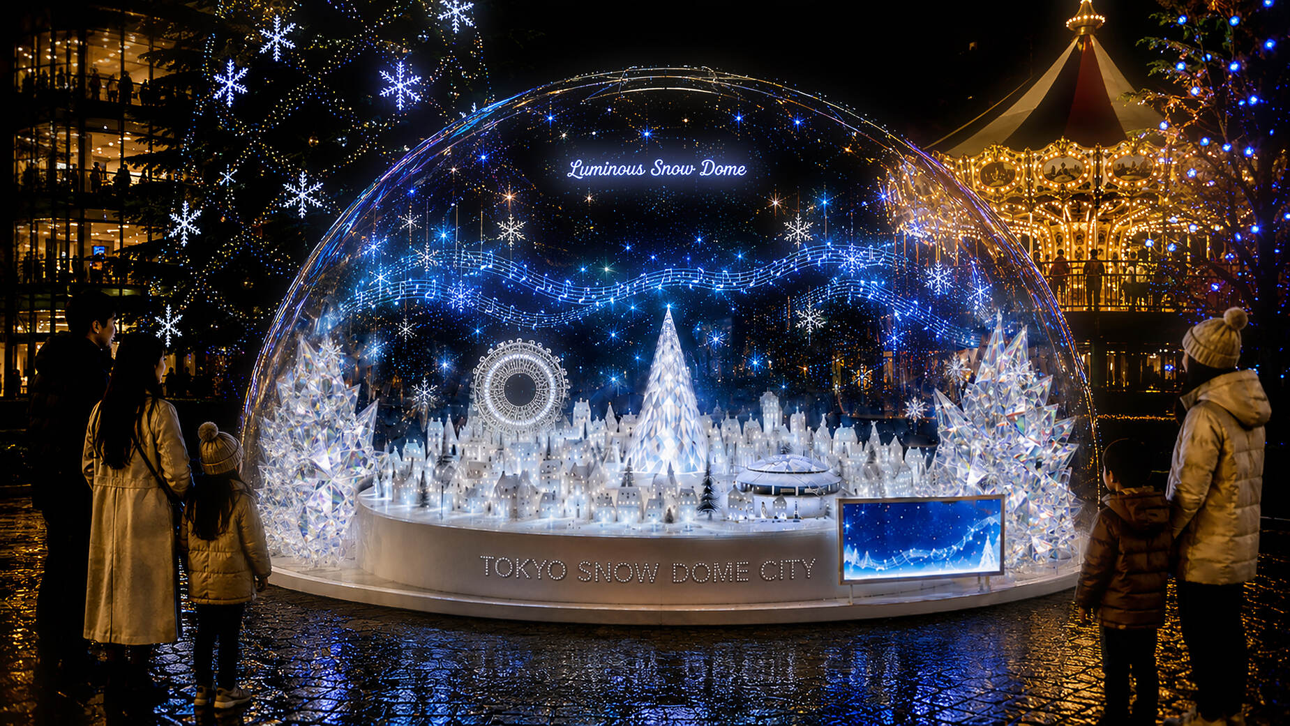 TOKYO SNOW DOME CITY LUMINOUS SNOW DOME