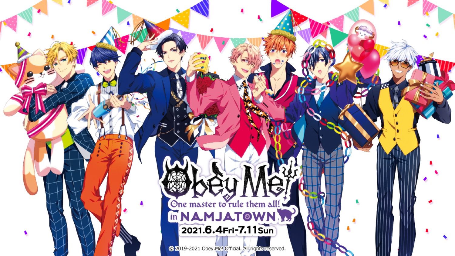 Obey Me! (おべいみー) in ナンジャタウン 6月4日-7月11日 開催!
