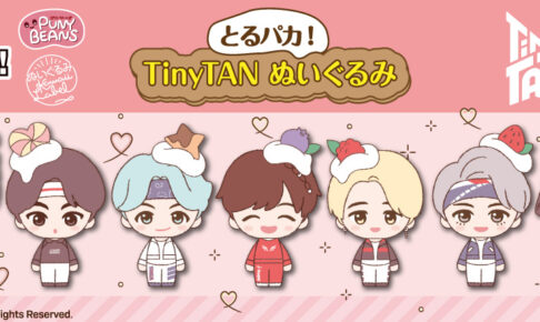 とるパカ TinyTAN BTS ぬいぐるみ キーホルダー TinyTAN とるパカ! 「PUNYBEANS」ぬいぐるみ 6月11日登場!