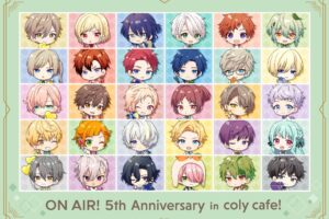 オンエア! 5周年カフェ in coly cafe! 池袋PARCO店 9月26日より開催!