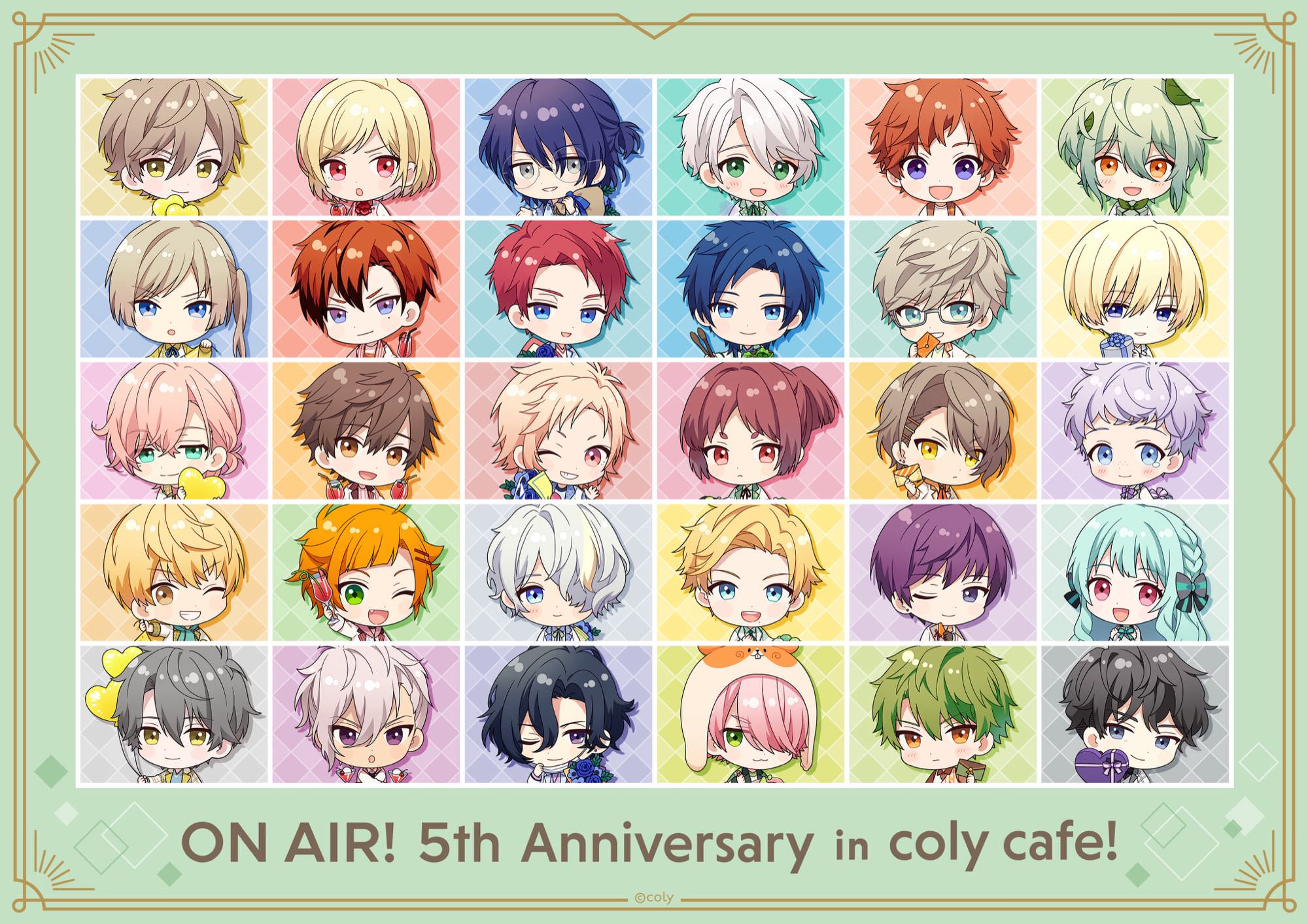 オンエア! 5周年カフェ in coly cafe! 池袋PARCO店 9月26日より開催!
