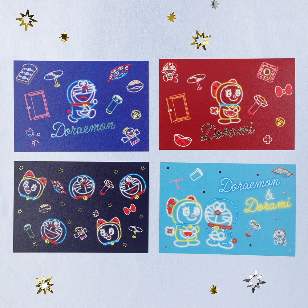 ドラえもん未来デパートEXCLUSIVE ネオンライン ポストカード