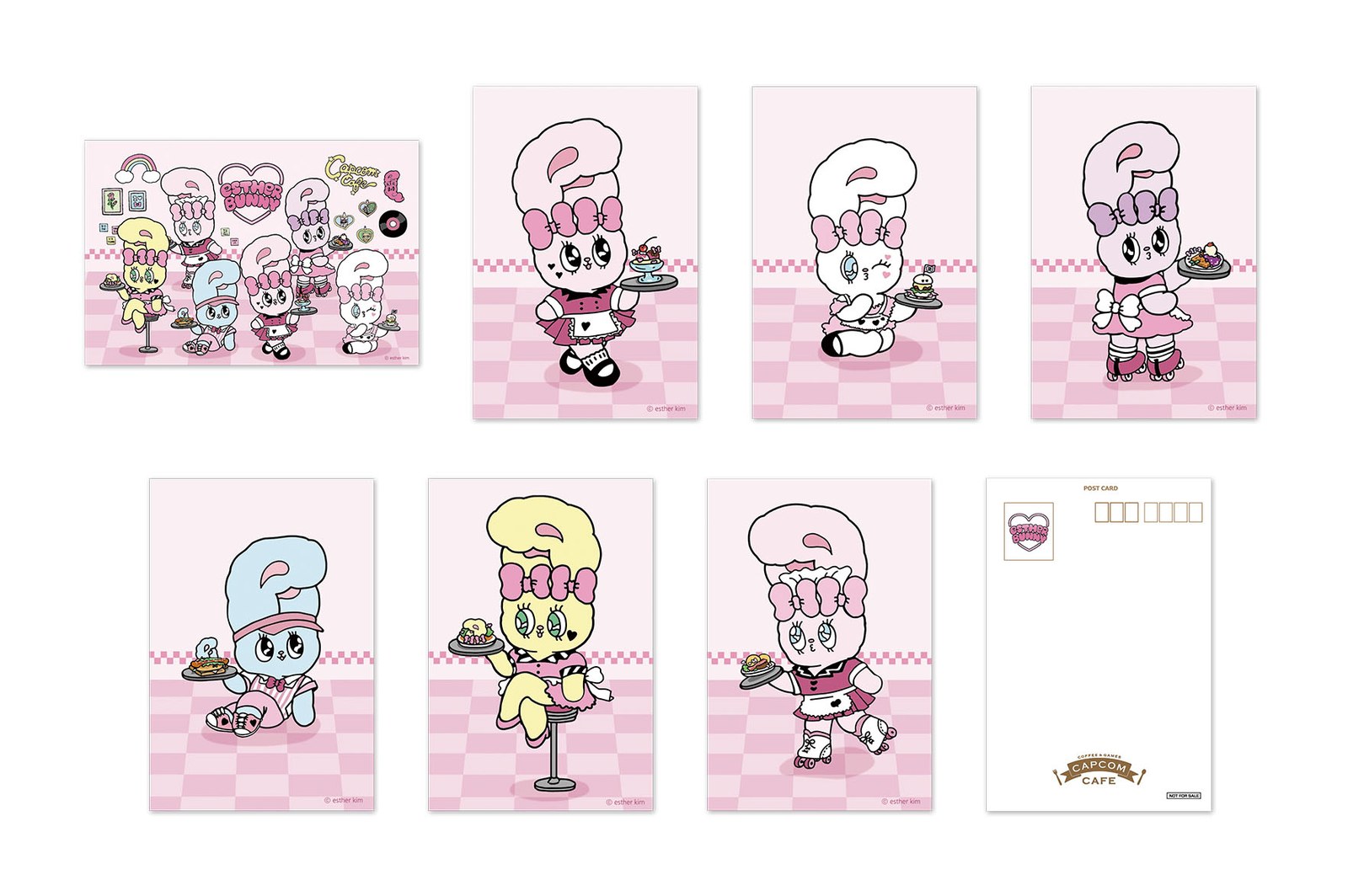 ノベルティ ブロマイド風ポストカード 全7種