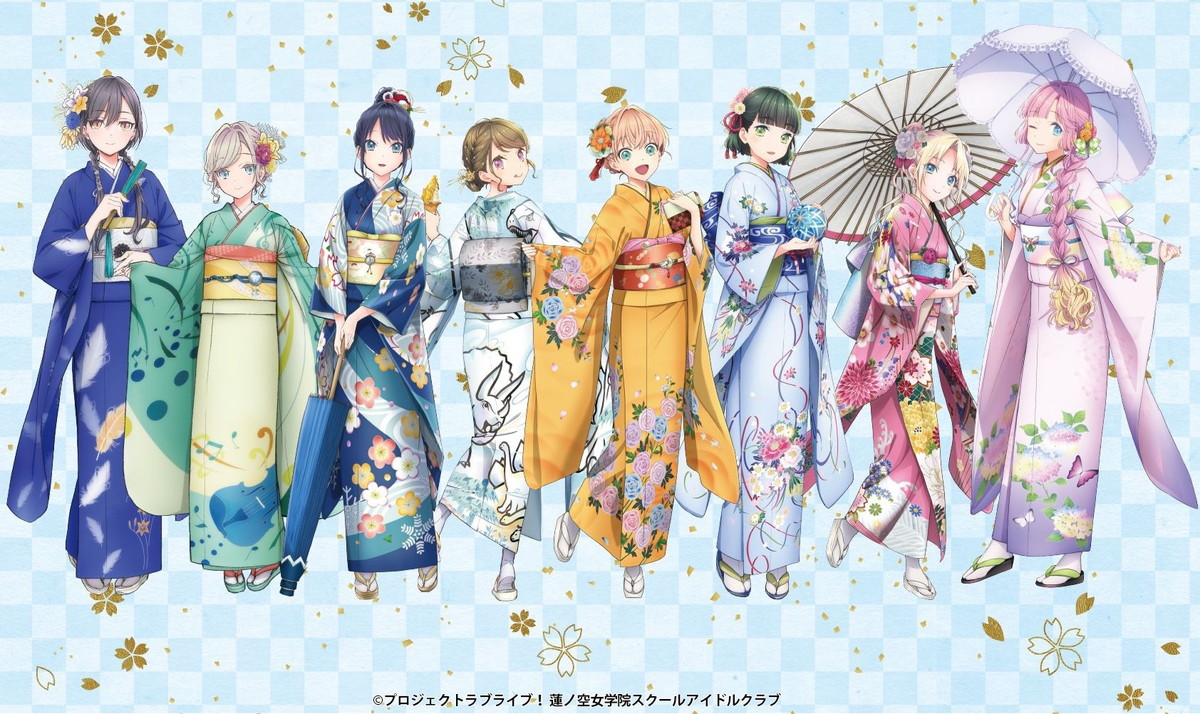 ラブライブ! 蓮ノ空 × 加賀友禅こらぼ 第3弾 描き下ろしグッズ発売