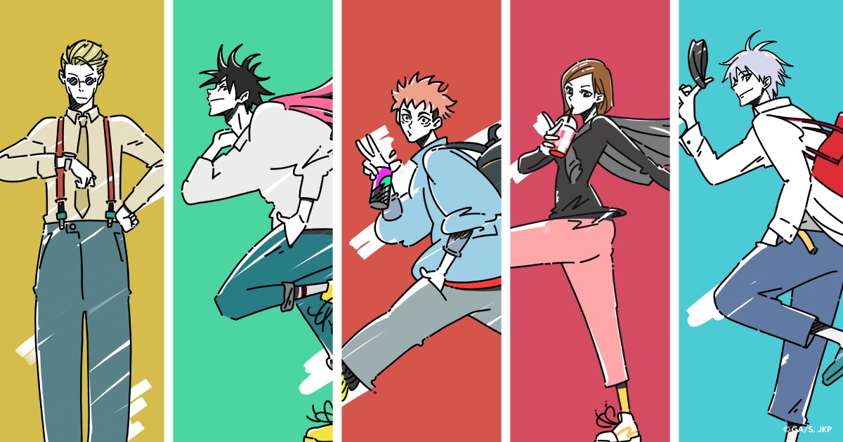 呪術廻戦 × ゾゾタウン 7月3日より1期EDテイストのアイテム登場!
