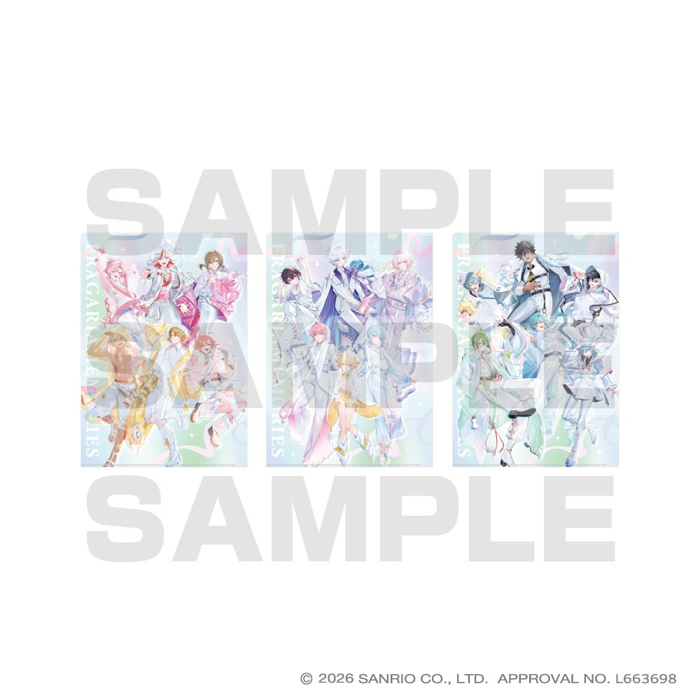 フラガリアメモリーズ CAST LIVE POP-UP SHOP オーロラA4クリアファイル 全3種