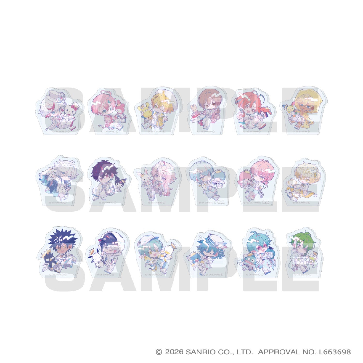 フラガリアメモリーズ CAST LIVE POP-UP SHOP ダイカットアクリルブロック 全18種