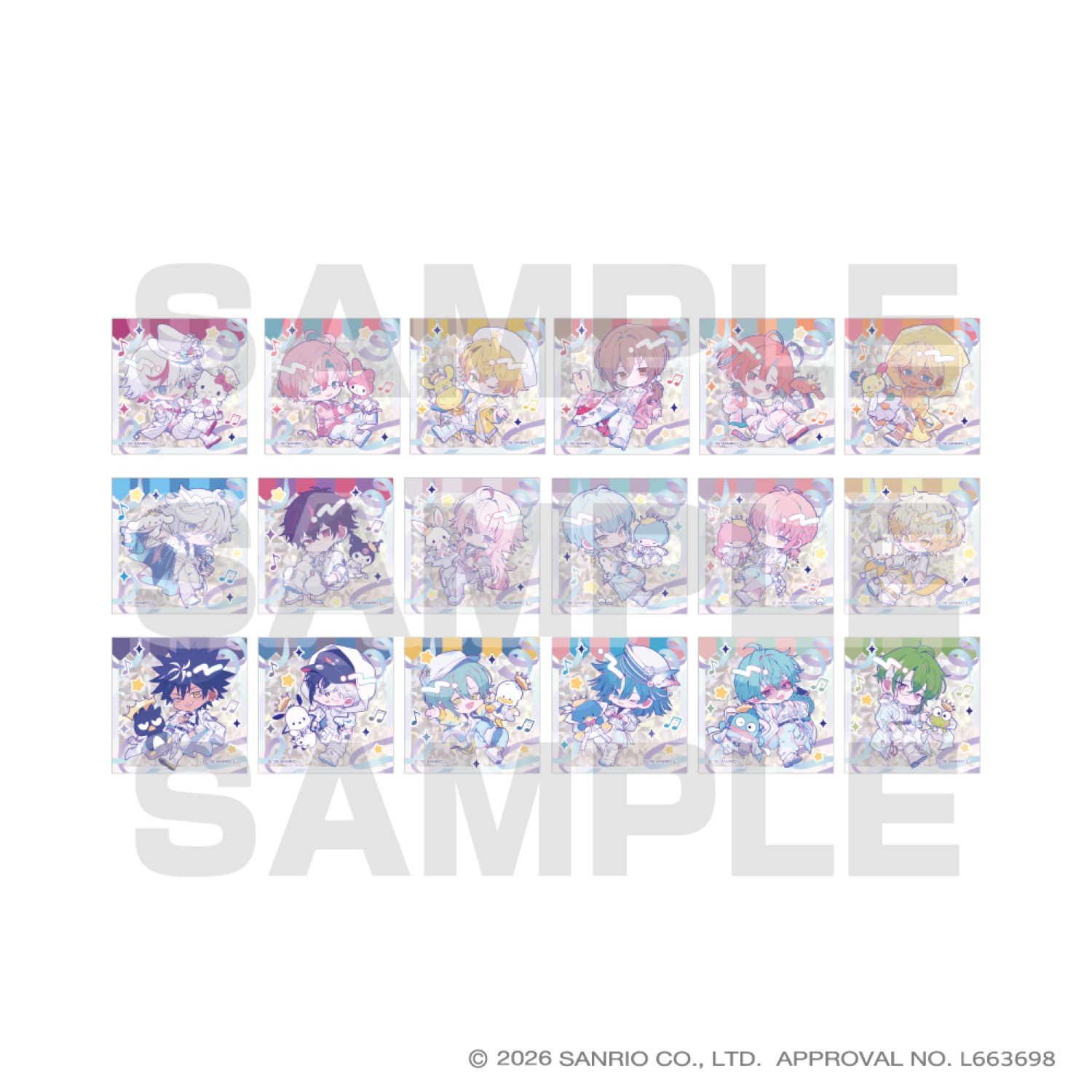 フラガリアメモリーズ CAST LIVE POP-UP SHOP トレーディングホログラムステッカー 全18種