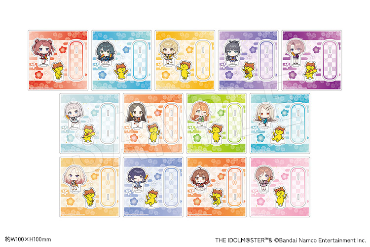 学園アイドルマスター 祭の湯 ミニキャラアクリルスタンド ポテくまくんver.(全13種)
