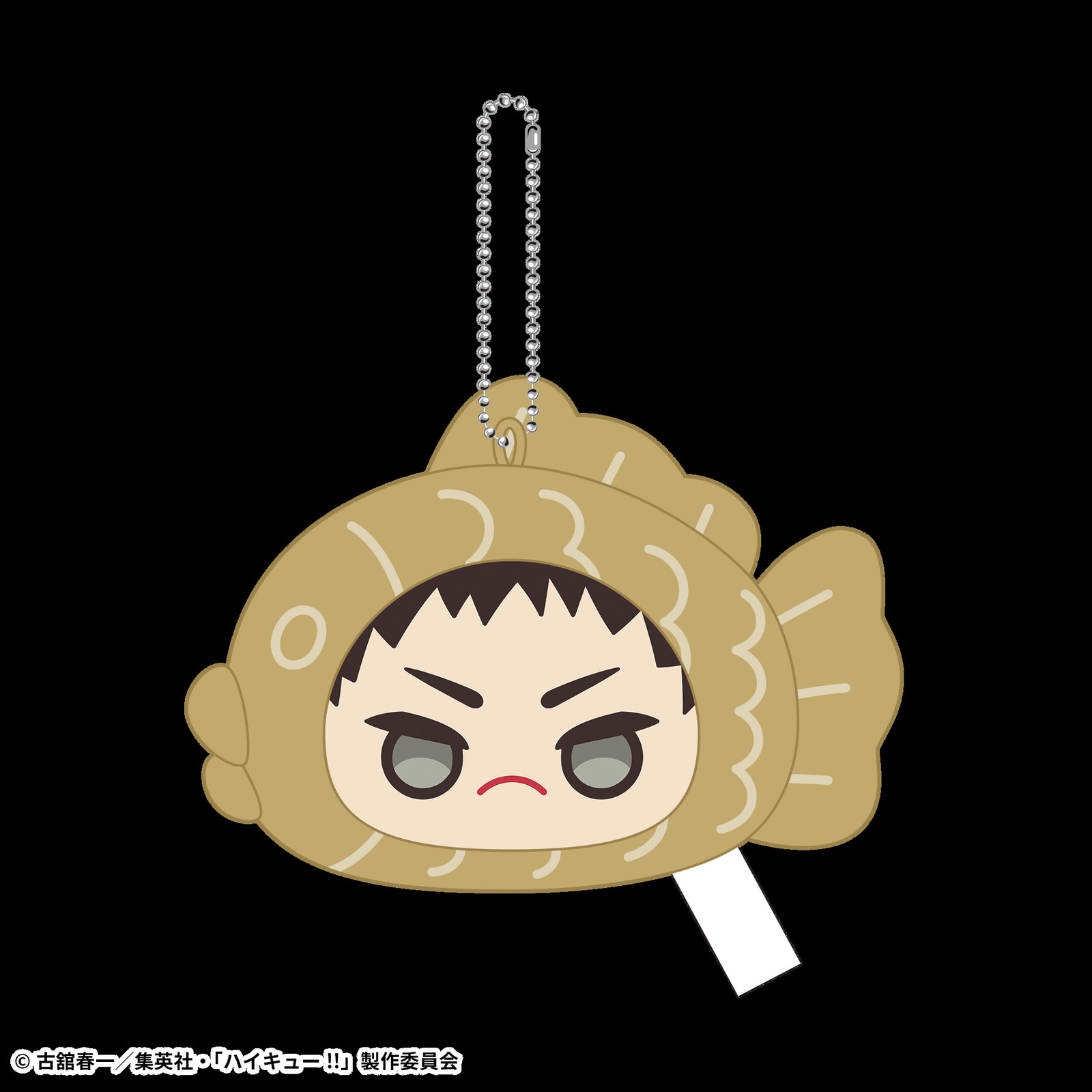 Haikyu!! Naruto Taiyaki Honpo Collaboration Plush A Taiyaki Ver. Kazuki Iwaizumi / 1,650 yen