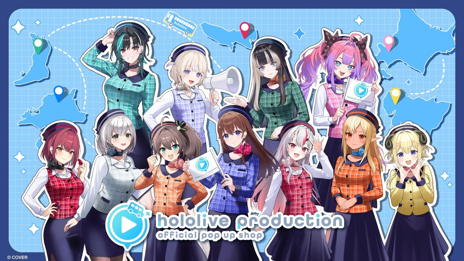 ホロライブ ポップアップショップ in 全国5会場 10月3日より開催!
