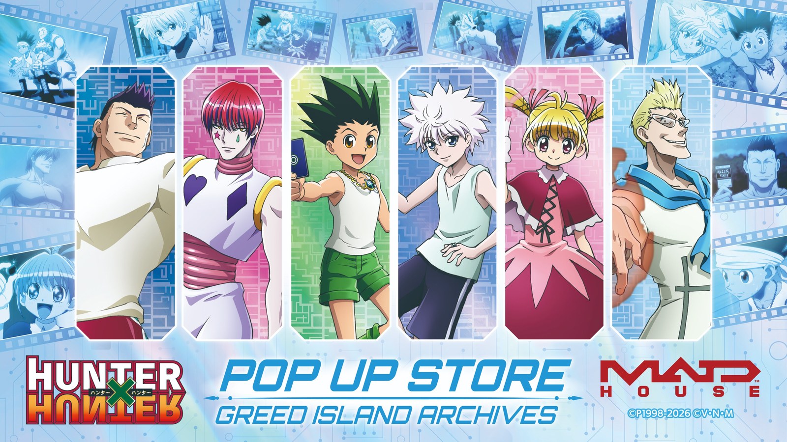HUNTER×HUNTER G.I. Arc POP-UP Event at 8 Venues Nationwide—Starts October 9!