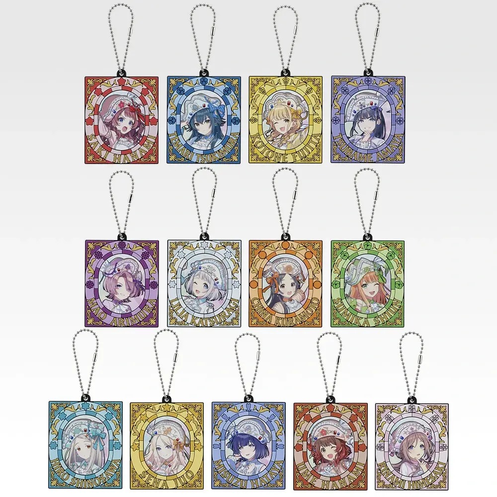 Ichiban Kuji: Gakuen Idolmaster Part 6 G Prize: Original Art Rubber Charms (13 Varieties Total)