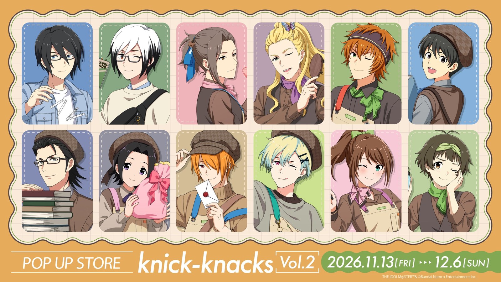 Mマス knick-knacks Vol.2 ストア in ハンズ 11月13日より開催!