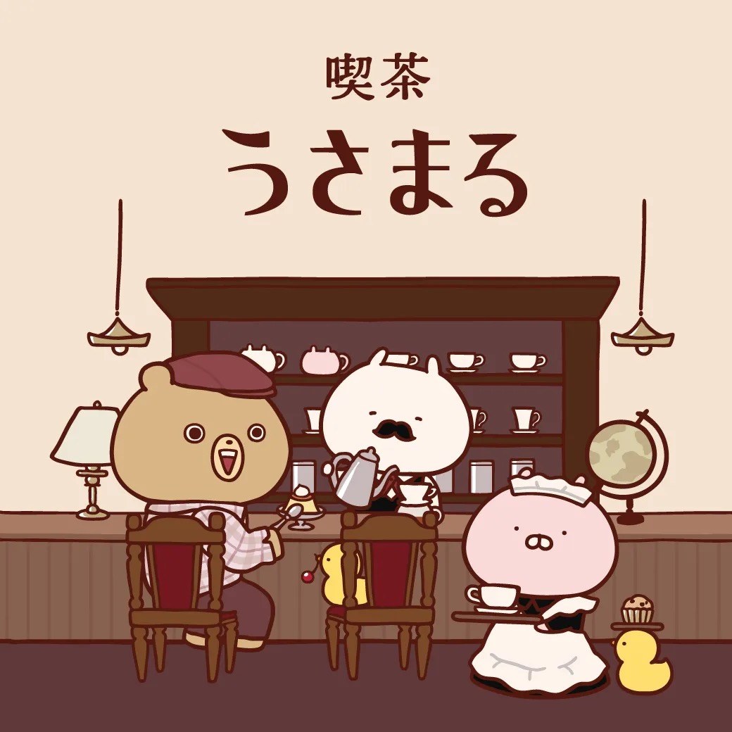 LINE FRIENDS Restaurant District: Usamaru Café Visual
