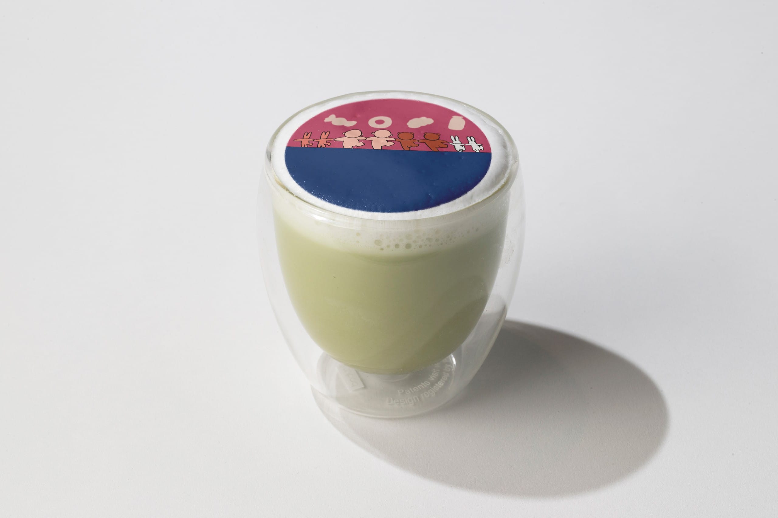 まんが日本昔ばなし展 にんげんっていいなラテ 抹茶