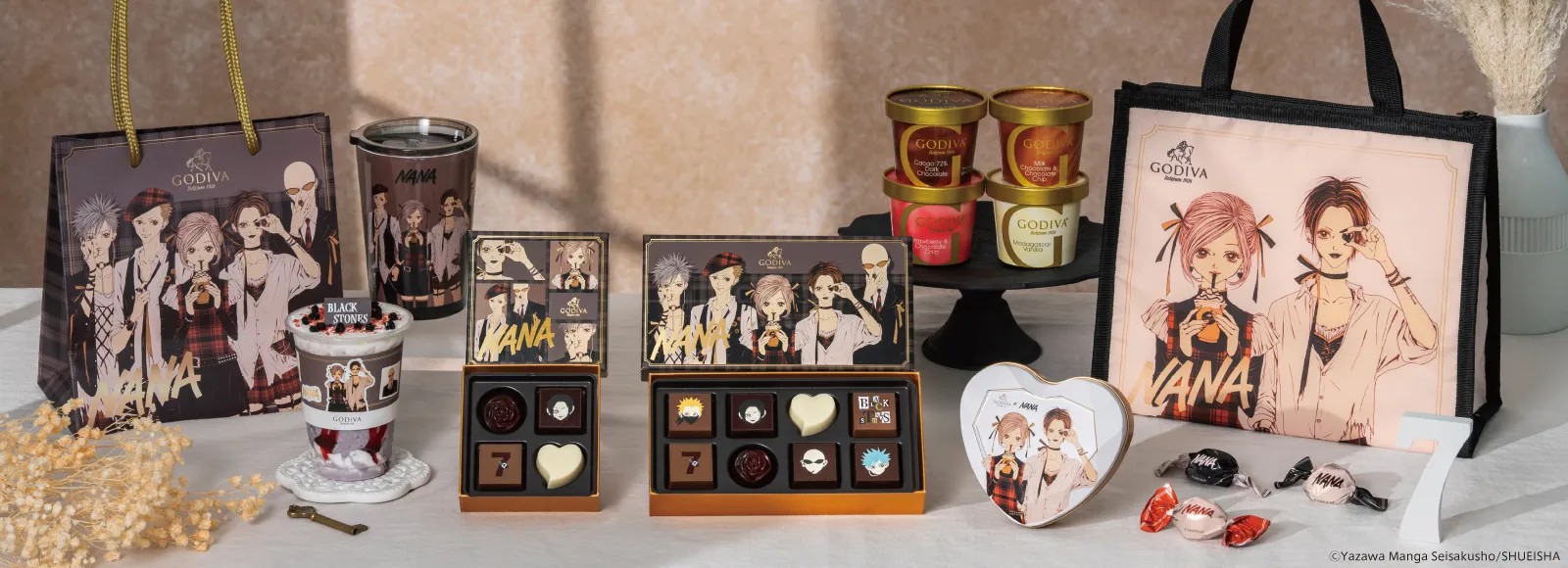 Godiva × NANA Collaboration Part 2 Product Lineup