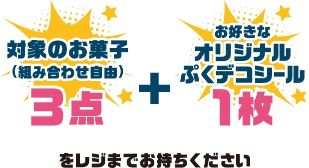 オリジナルぷくデコシールの受取方法