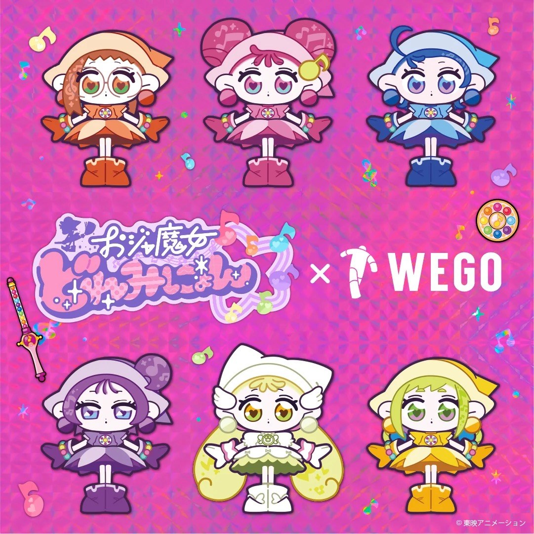 おジャ魔女どれみにょん × WEGO 8月21日よりグッズ発売!