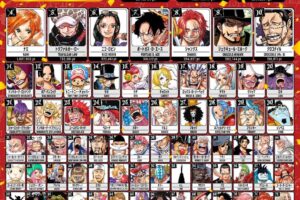 ワンピース 第2回世界人気投票 TOP100の最終結果が公開!