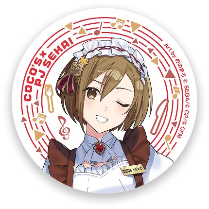 プロセカ ココス 缶バッジ ワンダーランドのセカイのMEIKO
