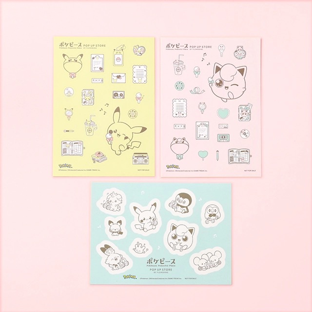 PokePeace Purchase Bonus: Sheet Stickers