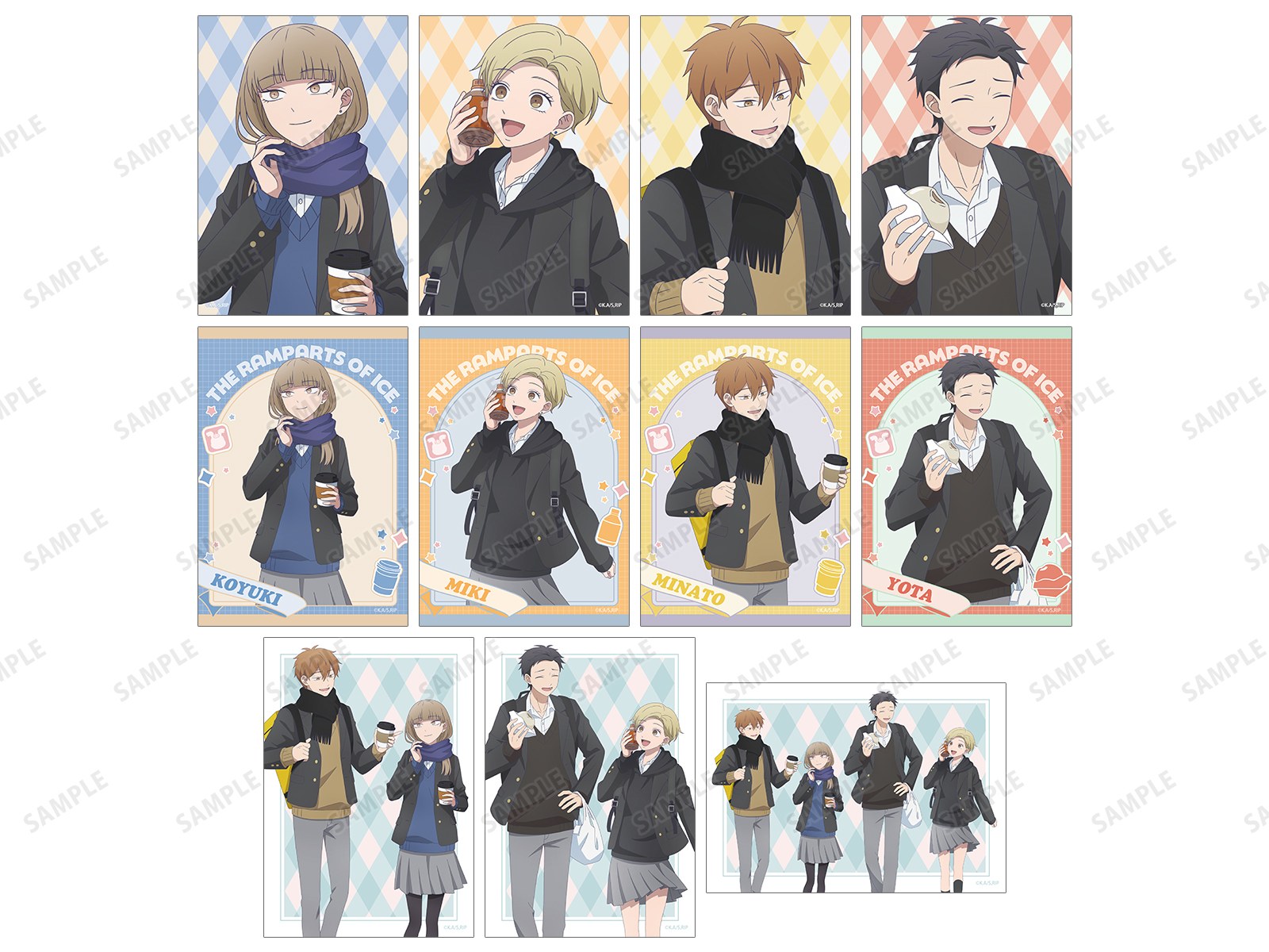 TVアニメ『氷の城壁』POP UP SHOP 描き下ろし 放課後寄り道ver. トレーディングブロマイド