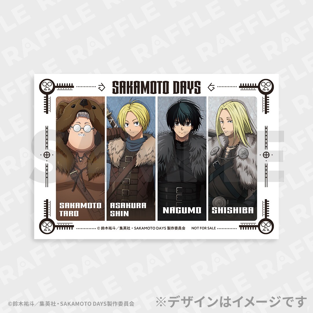 SAKAMOTO DAYS Raffle: 5-Draw Bonus Postcard