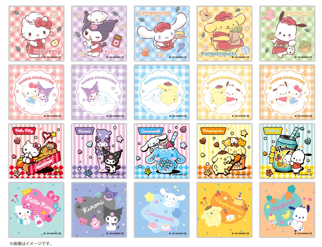 サンリオキャラクターズ × 第一パン オリジナルシール 全20種