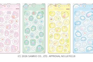 サンリオ ステショ☆マシュマロポップのウォーターシール 新発売!