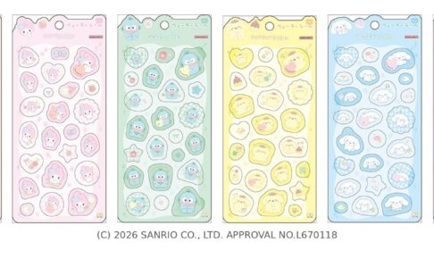 サンリオ ステショ☆マシュマロポップのウォーターシール 新発売!
