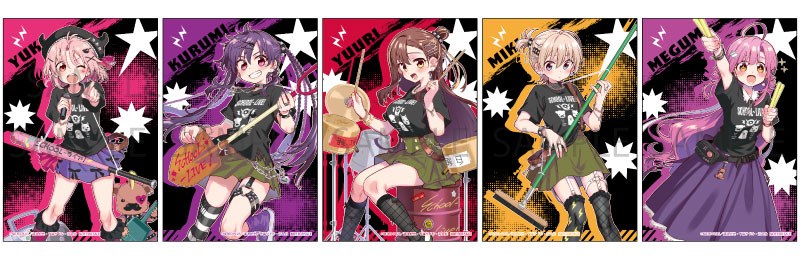 「がっこうぐらし!」POP UP STORE 購入特典 ブロマイド 全5種