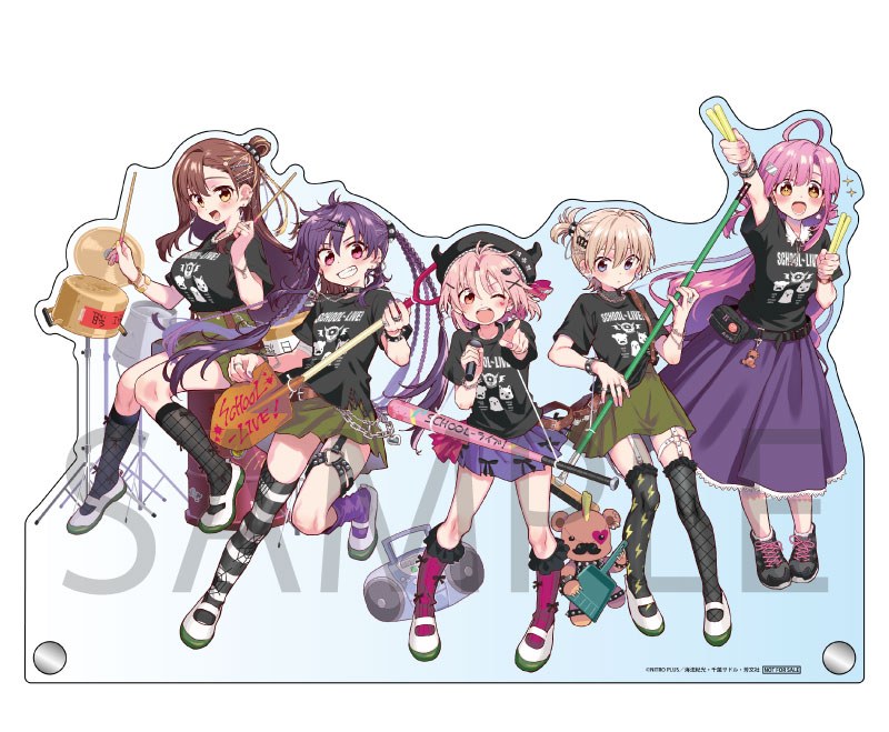 「がっこうぐらし!」POP UP STORE 抽選会 A賞 特大ダイカットアクリルボード