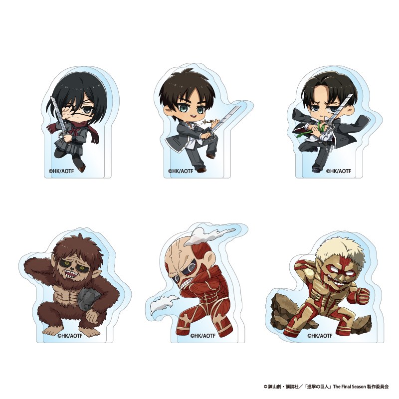 Acrylic Mini Figures (Random Selection of 6 Types)