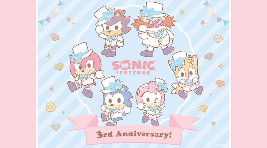 SONIC & FRIENDS 3周年記念 POP UP in 渋谷 10月2日より開催!