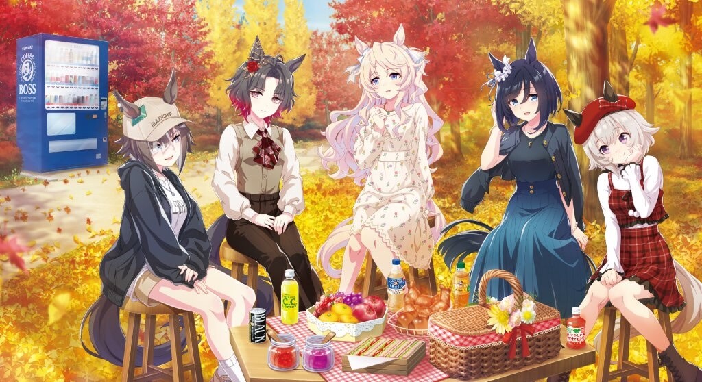 ウマ娘 × サントリー自販機 9月15日よりコラボキャンペーン開催!