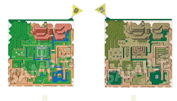 ゼルダの伝説 神々のトライフォース ハイラルマップポーチ(全1種)